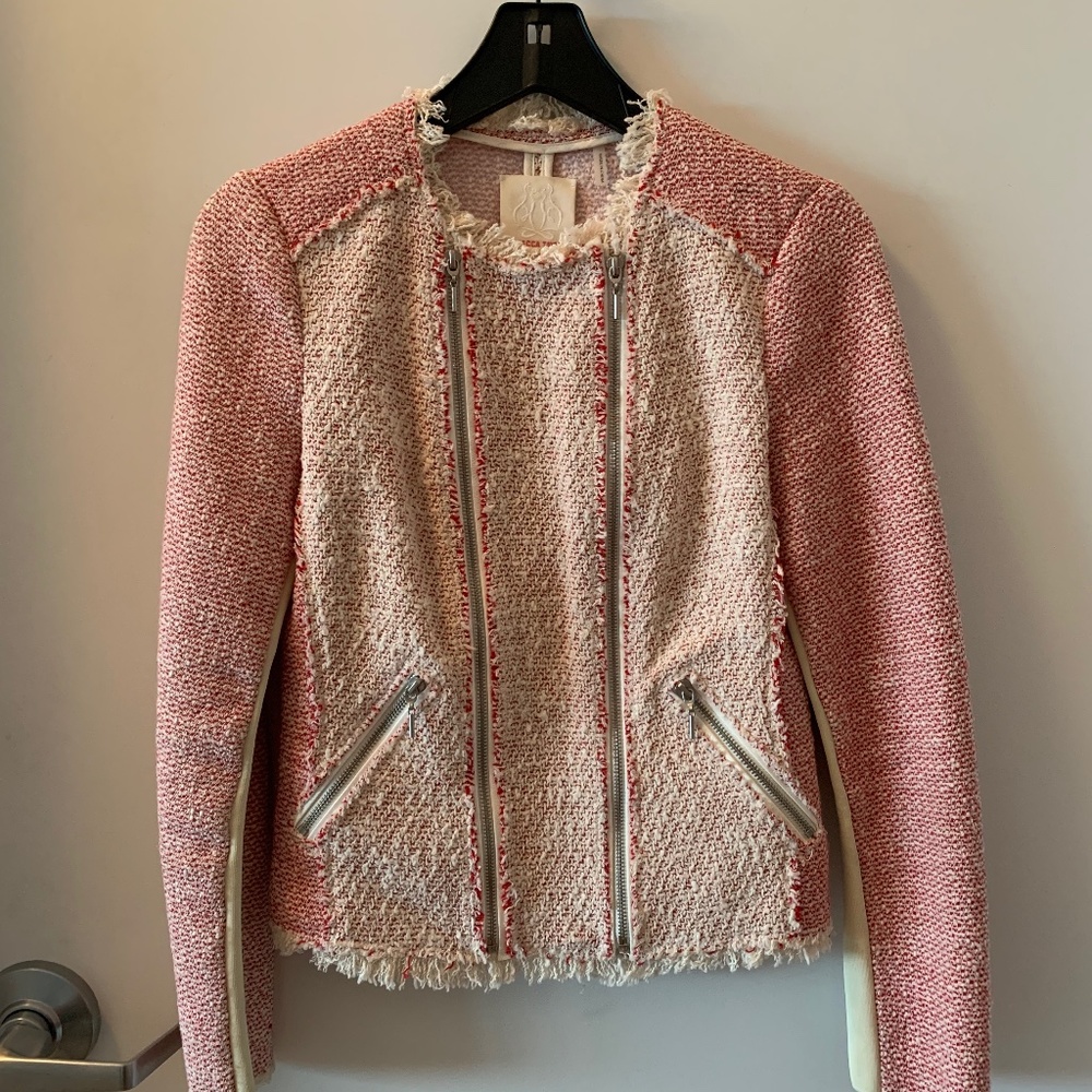 Rebecca Taylor Tweed Moto Jacket